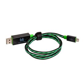 RealPower LED floating USB cable USB (M) to MicroUSB 187656