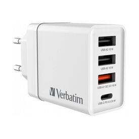 Verbatim Power adapter 30 Watt 5 A PD 3.0, QC 3.0 4 49701