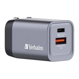 Verbatim Power adapter GaN 35 Watt 3 A PD 3.0, QC 3.0 2 32200