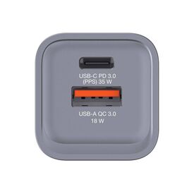 Verbatim Power adapter GaN 35 Watt 3 A PD 3.0, QC 3.0 2 32200