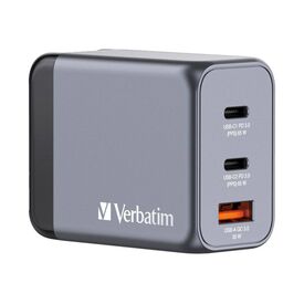 Verbatim Power adapter GaN AC 100240 V 65 Watt output 32201