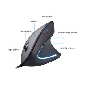 Vertical Ergonomic Wired Mouse245118