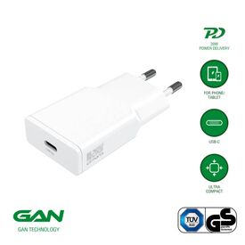 4smarts Wall Charger PDPlug Slim 20W GaN 1C white
