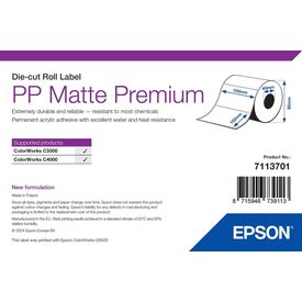 Epson Premium Polypropylene (PP) matte permanent 7113701