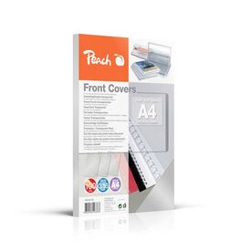 Peach Clear Cover Sheets, colorless, 0.18mm, A4, 100 sheets