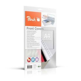 Peach Clear Cover Sheets, colorless, 0.18mm, A4, 25 sheets