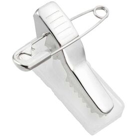 Peach Combo clip with needle and self adh. pad, PP511, 100 pack