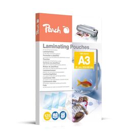 Peach Laminating Pouches A3, 125 mic, glossy, PPR525-01, set of 25