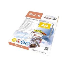 Peach Laminating Pouches A4, 125 mic, glossy, PP525-02, set of 100