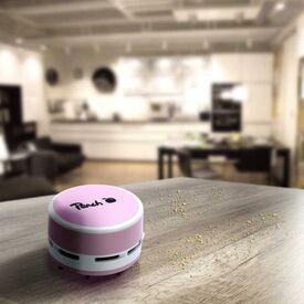 Peach Mini Table Vacuum Cleaner PA105 pink