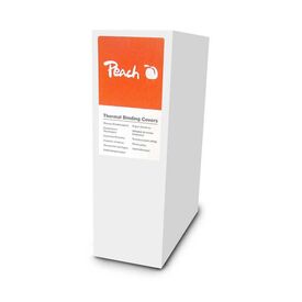 Peach Thermal Binder Cover, white, for 100 sheets (A4, 80 gsm), 10-pack