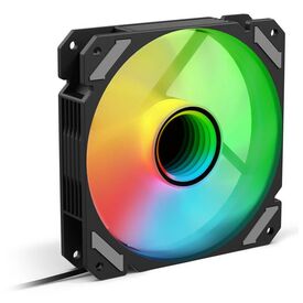 Sharkoon Shark Mirror RGB PWM, black, 120mm, case fan 4044951042449