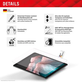 Displex Tablet Glass (9H) for Samsung Galaxy Tab A9+, Eco | 01938