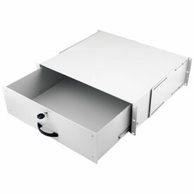 Equip / Rack drawer / lockable / light grey, RAL 7035 / | EZD-3-G