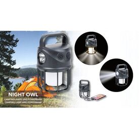 TROIKA NIGHT OWL, Battery powered camping lantern, Bla | TOR20/BK