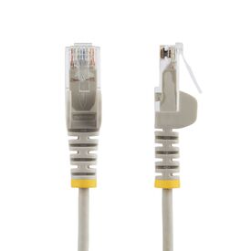 StarTech.com 5m Gray Slim CAT6 Ethernet Cable, Snagl | N6PAT5MGRS