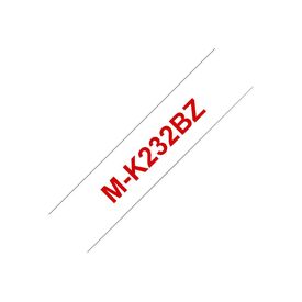 Brother M-K232BZ / Red on white / Roll (1.2 cm x 8 m) 1 | MK232BZ