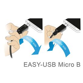 Delock EASY-USB / USB cable / Micro-USB Type B (M) to USB | 83846