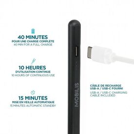 Mobilis / Active stylus / universal / black | 001090