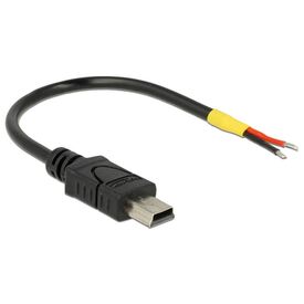 DeLOCK USB 2.0 Micro-B male &gt 2 x open wires / Power ca | 85251
