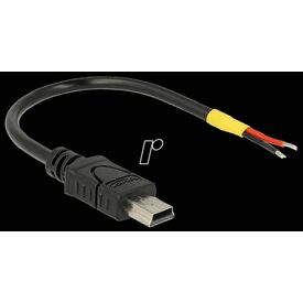 DeLOCK USB 2.0 Micro-B male &gt 2 x open wires / Power ca | 85251