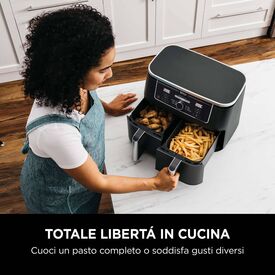 Ninja Foodi MAX Dual Zone AF400EU / Hot air fryer / 9.5 litres /