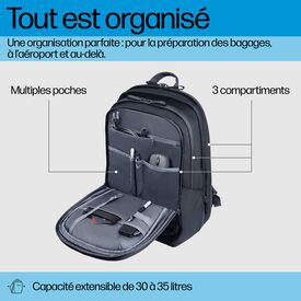HP Travel Plus / Notebook carrying backpack / 30L / 17. | A2CE0AA