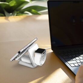 j5create JUPW3215W-N / Wireless charging stand / 3-in-1, magnetic
