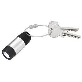 TROIKA ECO CHARGE, Keychain flashlight, Black, Grey, M | TOR40/SI
