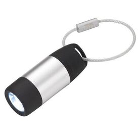 TROIKA ECO CHARGE, Keychain flashlight, Black, Grey, M | TOR40/SI
