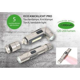 TROIKA ECO KNICKLICHT PRO, Magnetic mount flashlight,  | TOR65/TI