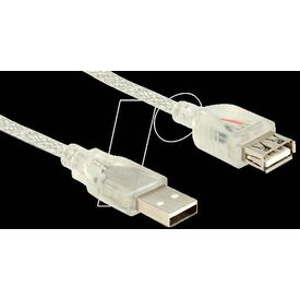 DeLOCK 82244 / 0.3 m / USB A / USB A / USB 2.0 / 0.48 Gbit/s