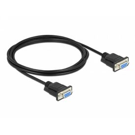 Delock / Serial cable / DB-9 (F) to DB-9 (F) / 10 m / thu | 86604
