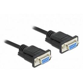 Delock / Serial cable / DB-9 (F) to DB-9 (F) / 10 m / thu | 86604