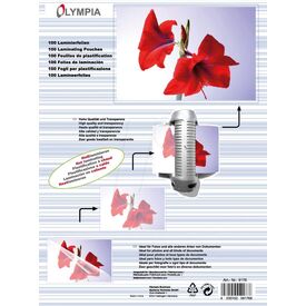 OLYMPIA / A4 (210 x 297 mm) 100 pcs / laminated tape | 9176