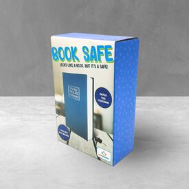 Mad Monkey Bücher Tresor / Portable safe / Blue / Key | 2000031