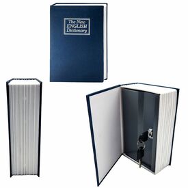 Mad Monkey Bücher Tresor / Portable safe / Blue / Key | 2000031