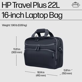 HP Travel Plus / Notebook carrying case / 22L / 16.1" / | A2CE1AA