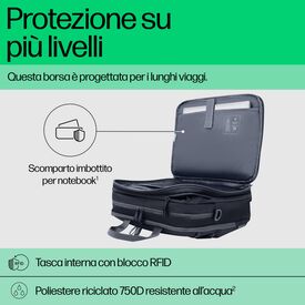HP Travel Plus / Notebook carrying case / 15L / 14.1" / | A2CE2AA