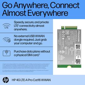 HP / Wireless cellular modem / 4G LTE Advanced Pro | AM5R3AA