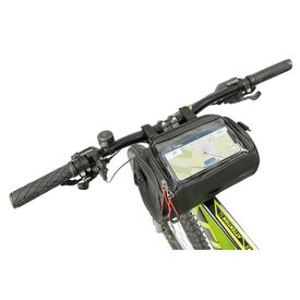 TROIKA BKB30/BK / Front / Bicycle bag / Nylon