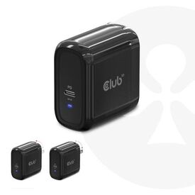 CLUB3D Travel Charger 65W GAN technology, Single por | CAC-1905EU