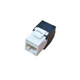 Equip Cat.6A Unshielded Keystone Jack Toolfree, 8pcs Set, White 769227