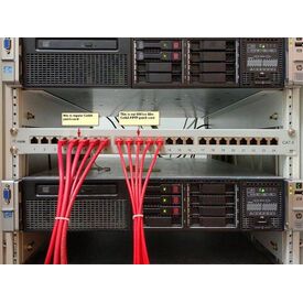 Equip Cat6A F FTP Slim Patch Cable, 0.15m, Beige 606172