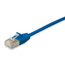 Equip Cat6A F FTP Slim Patch Cable, 0.15m, Blue 606176
