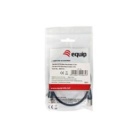 Equip Cat6A F FTP Slim Patch Cable, 1.5m, Black 606175