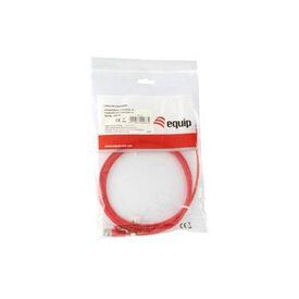 Equip Cat6A F FTP Slim Patch Cable, 1.5m, Red  606179