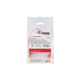 Equip Cat6A U UTP Slim Patch Cable, 0.15m, Red 626200