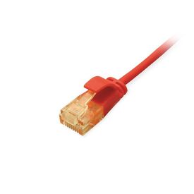 Equip Cat6A U UTP Slim Patch Cable, 0.15m, Red 626200