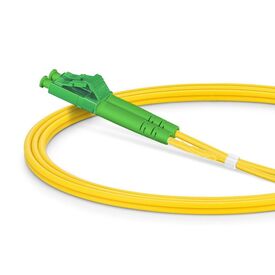Equip  E2000 APC to LC APC Fiber Cable, SM, 10m 255106
